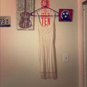 Lush Brand Cream Cotton Dress